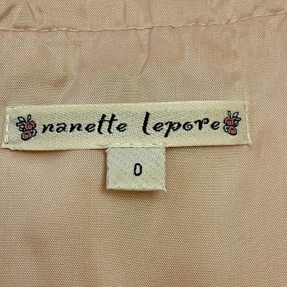 Nanette Lepore 100% Silk Satin blouse top. Looks stunning. - Picture 7 of 9